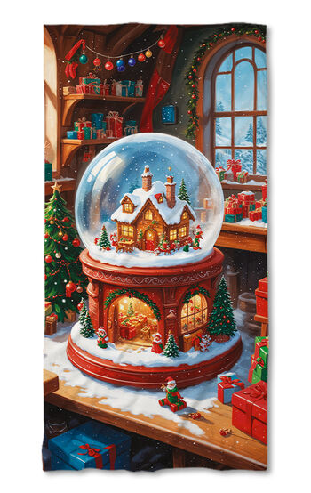 Beach Towel Christmas ball