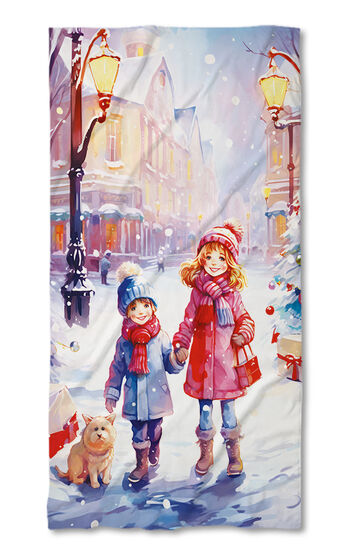 Beach Towel Christmas magic