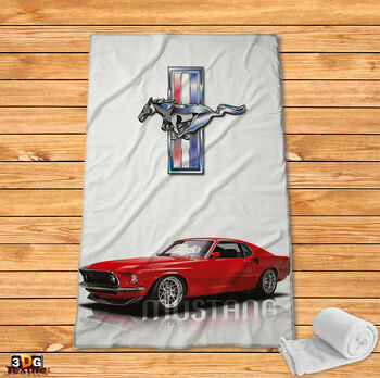 Fleece Blanket - Mustang