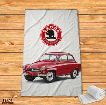 Fleece Blanket Skoda
