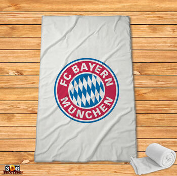 Fleece Blanket Bayern München White