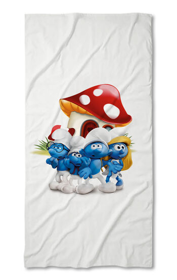 Beach Towel Smurfs