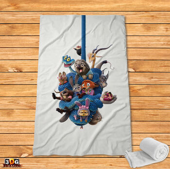 Fleece Blanket Zootropolis 2