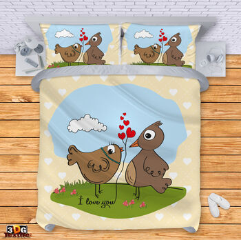 Bed Linen Chicken Love