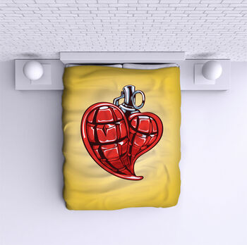 Bed Cover Heart