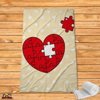 Fleece Blanket Heart - Puzzle 2