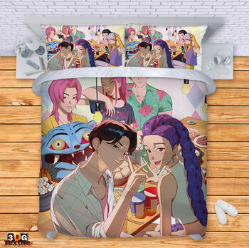 Bed Linen Huntrix K Pop 3