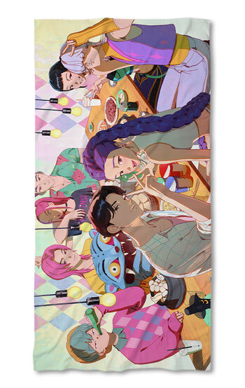 Beach Towel Huntrix K Pop 4