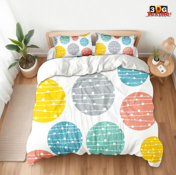 Bed Color Abstract Harmony