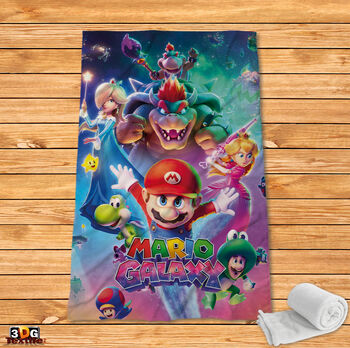 Fleece Blanket Super Mario Galaxy