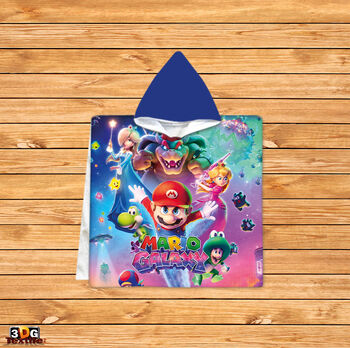 Kids Poncho Towel Super Mario