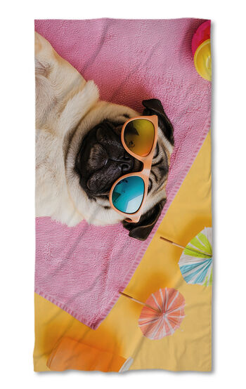 Beach Towel Summer vibes - Dog