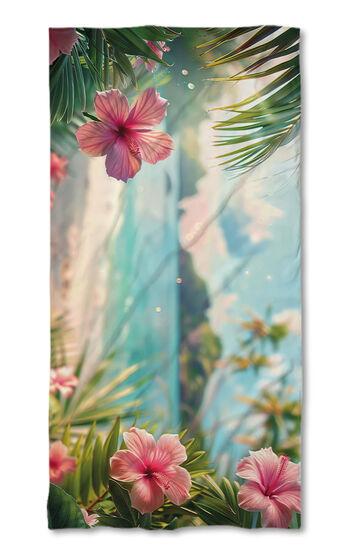 Beach Towel Summer vibes - Flowers