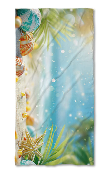 Beach Towel ummer vibes - Shells