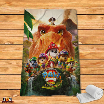 Fleece Blanket PAW Patrol The Dino
