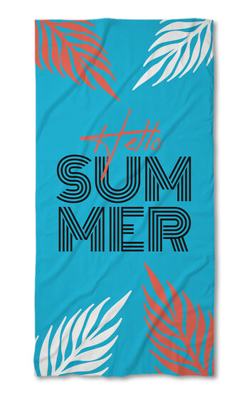 Beach Towel Hello Summer