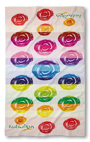 Beach Towel Roses Bulgaria