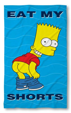 Beach Towel Bart