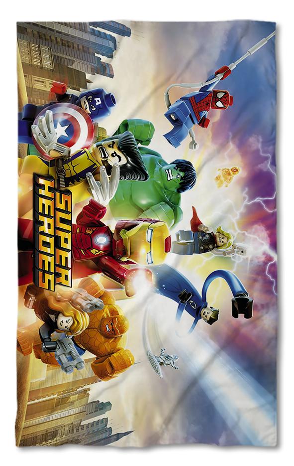 Beach Towel Lego Super Heroes
