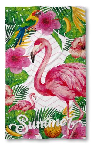 Beach Towel Flamingo