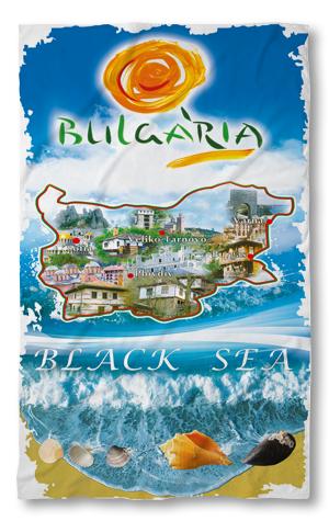 Beach Towel Bulgarian Black Sea